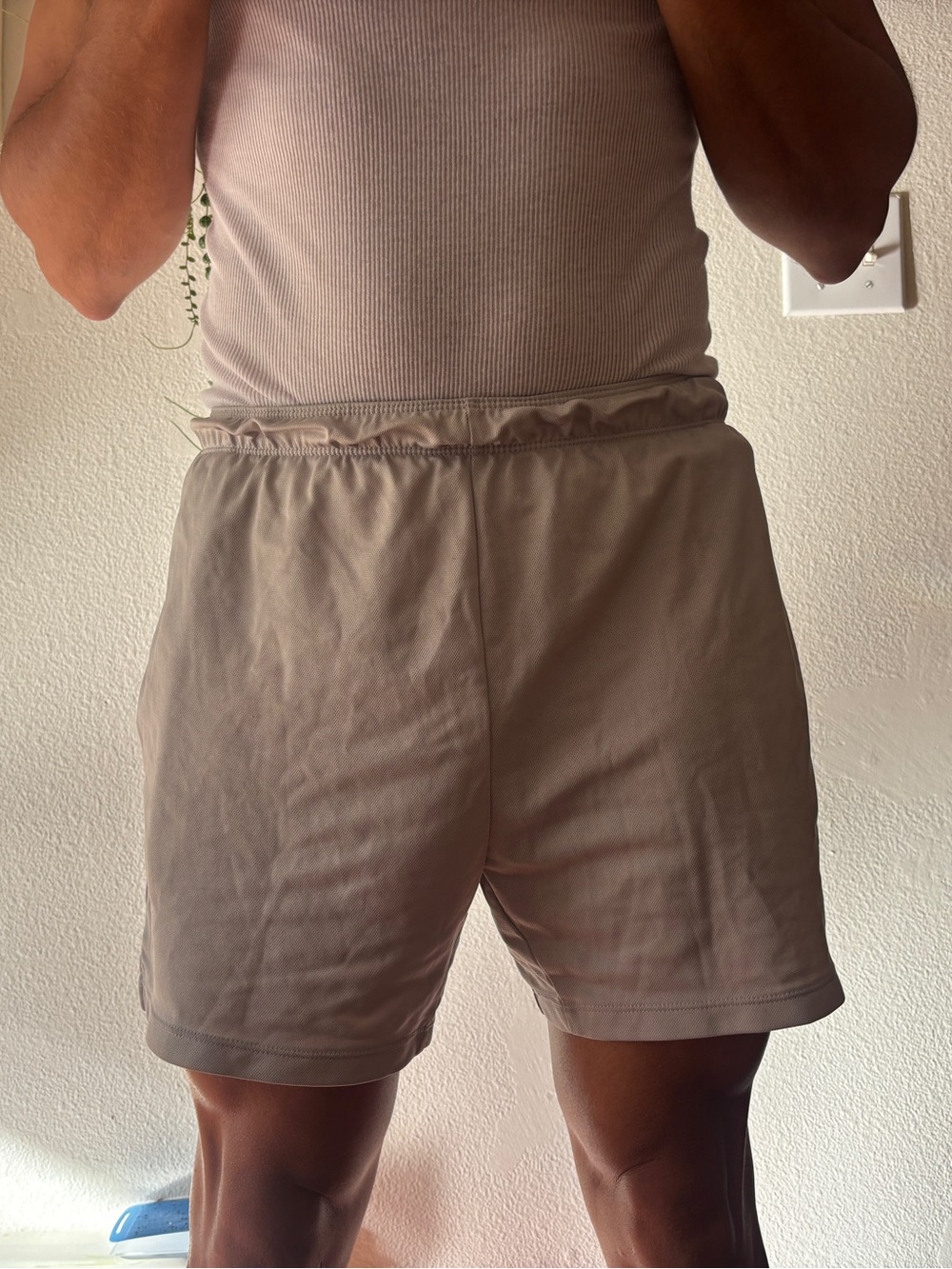 Nike Men's Neutral Tan Athletic Shorts